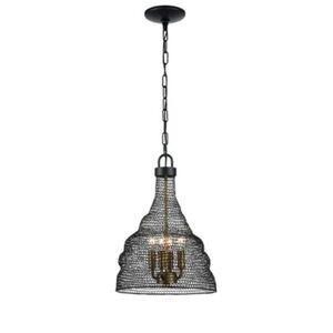 Zeev Urban Collection Traditional Pendant Light Dark Bronze P30064-4-DBZ
